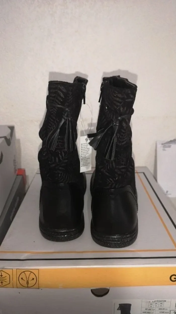 Bottines noires gemo - photo numéro 4