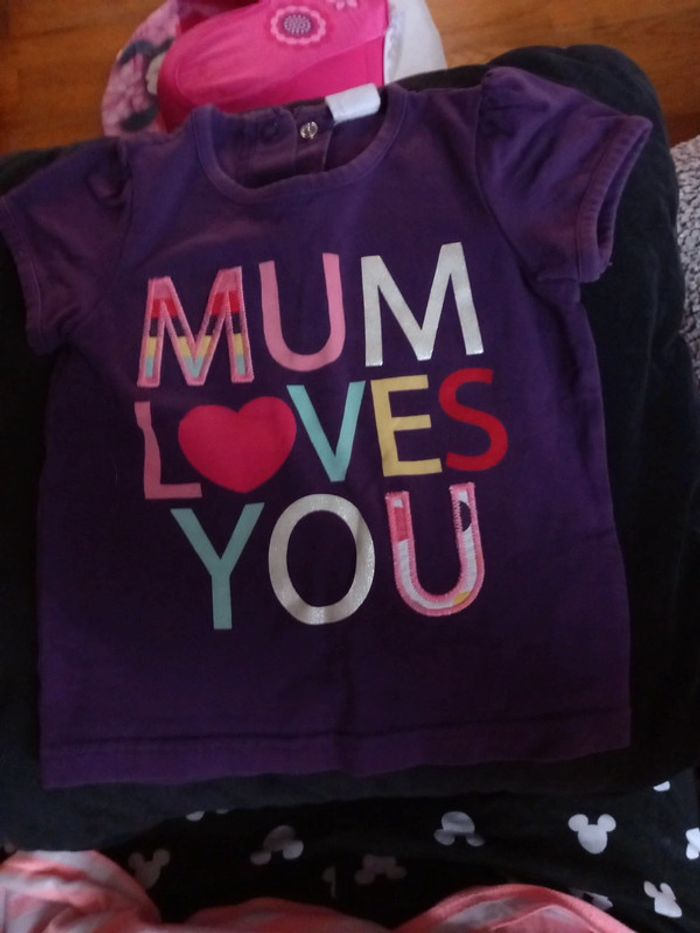 T-shirt taille 74cm 6/9mois h&m - photo numéro 1
