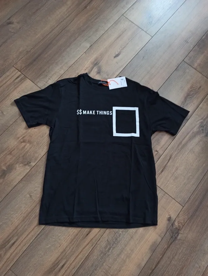 Tee shirt noir homme L - photo numéro 3