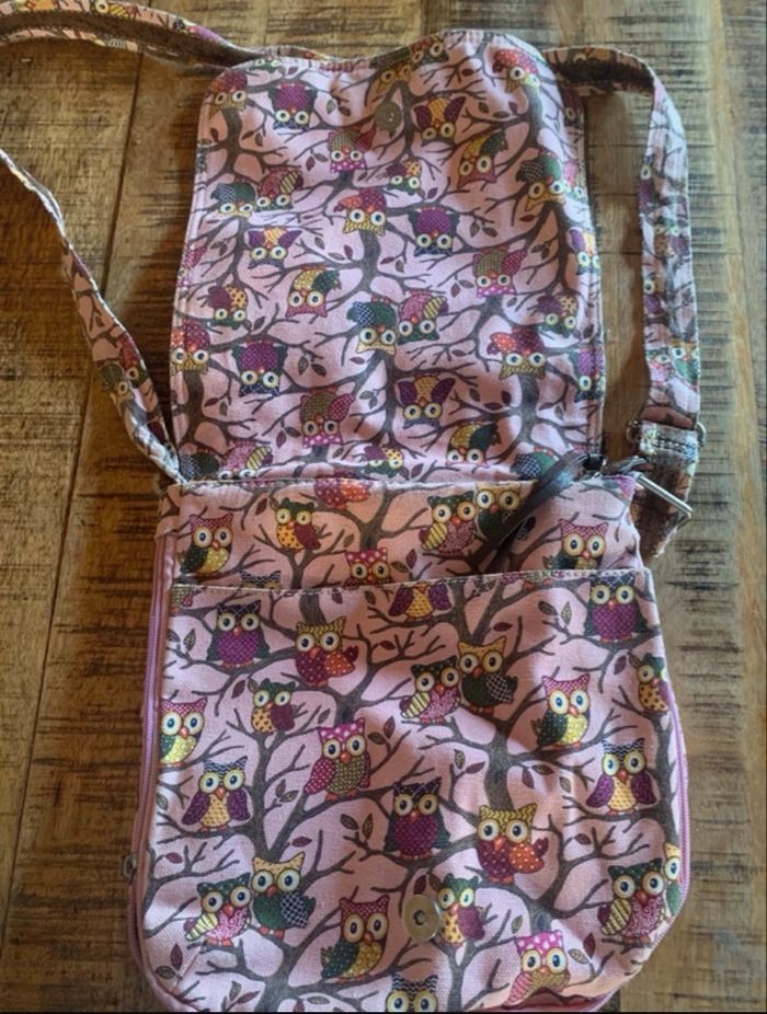 Sac à bandoulière hibou - photo numéro 2