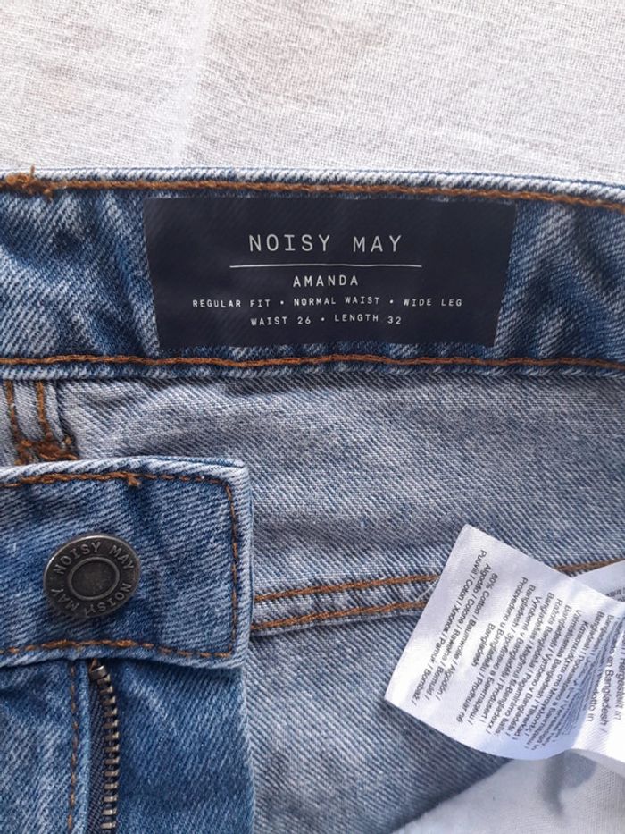 Jean neuf Noisy May large taille haute troué - photo numéro 4