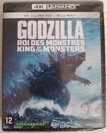 Blu-Ray 4K Ultra HD + Blu-ray Godzilla Roi des Monstres