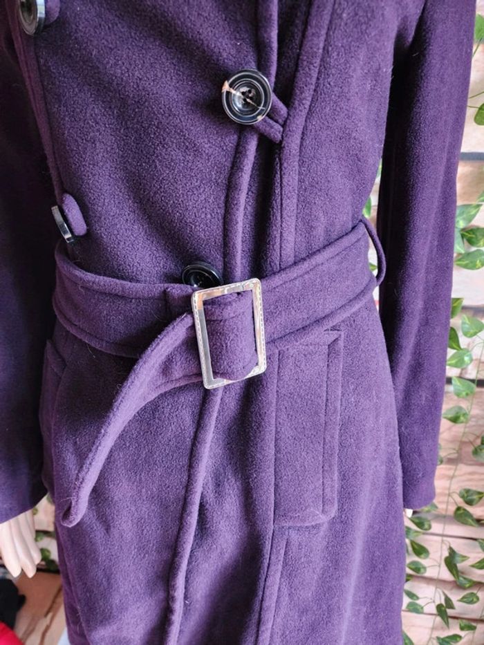 🌸Cabans/Trench Prune Iso Taille 36🌸 - photo numéro 3
