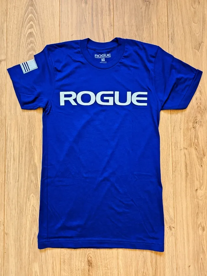 T-shirt Rogue crossfit bleu XS homme neuf - photo numéro 2
