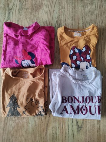 Lot de t-shirt manches longues