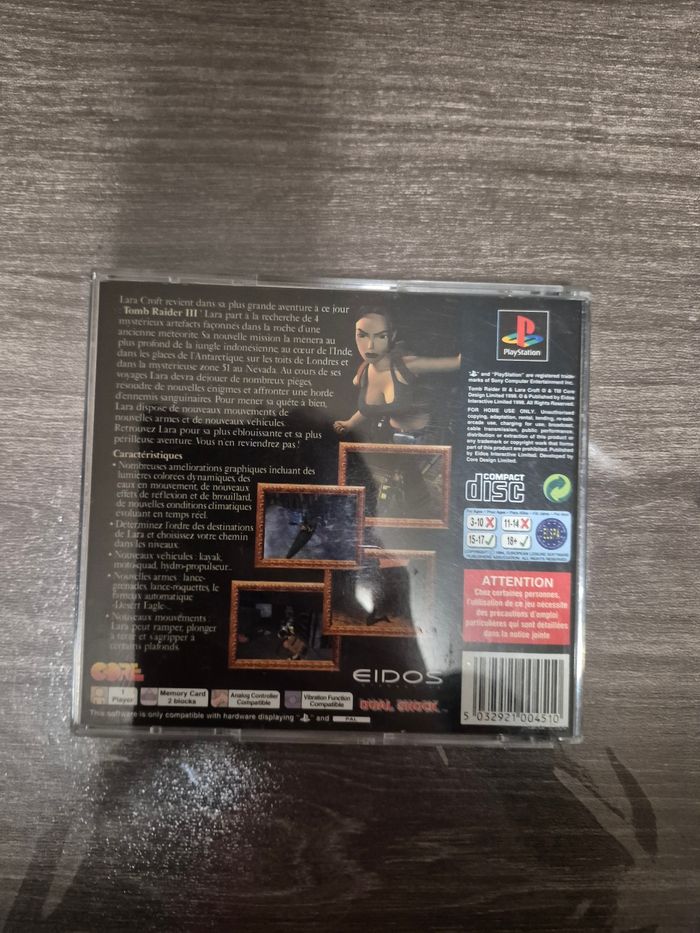 Jeux ps1 tomb raider - photo numéro 3