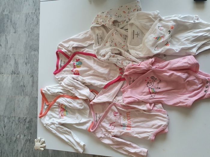 Lot de 6 bodies taille 3 mois - photo numéro 3