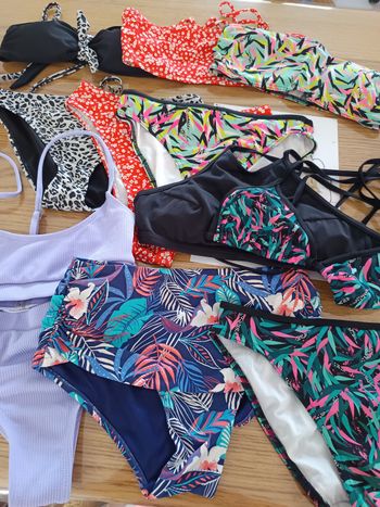 Lot 6 maillots de bains taille S