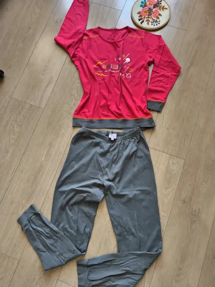 Pyjama hiver Rose Pomme 14ans
