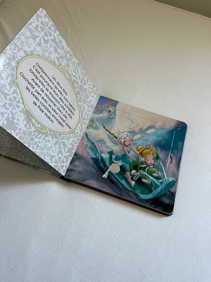 Livre puzzle fée clochette - photo numéro 4