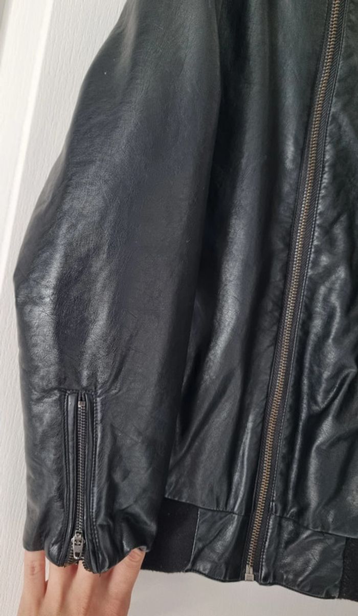 Veste cuir 10 ans garçon - photo numéro 4