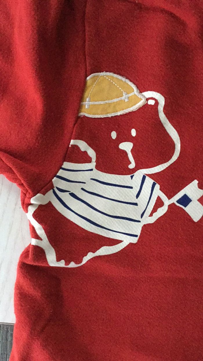Sweat shirt Poupinet 24m rouge - photo numéro 3