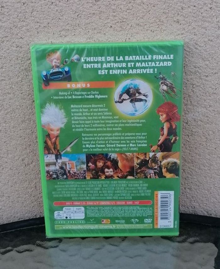 Dvd Arthur 3 La guerre des deux mondes - EuropaCorp  (Neuf sous blister) - photo numéro 2