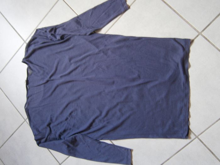 Tee-shirt long ML bleu DIESEL Taille S - photo numéro 10