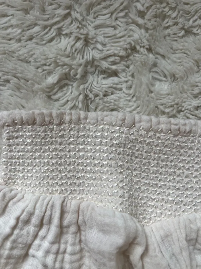 Short Kiabi brodé en gaze de coton 3 mois - photo numéro 2