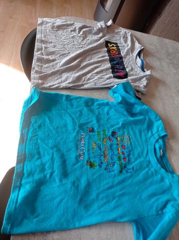 Lot de deux t shirt 8/10 ans