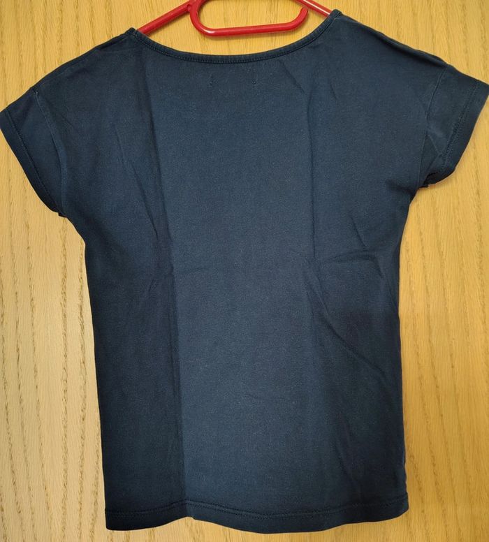 T-shirt marine fille 8 ans - photo numéro 2