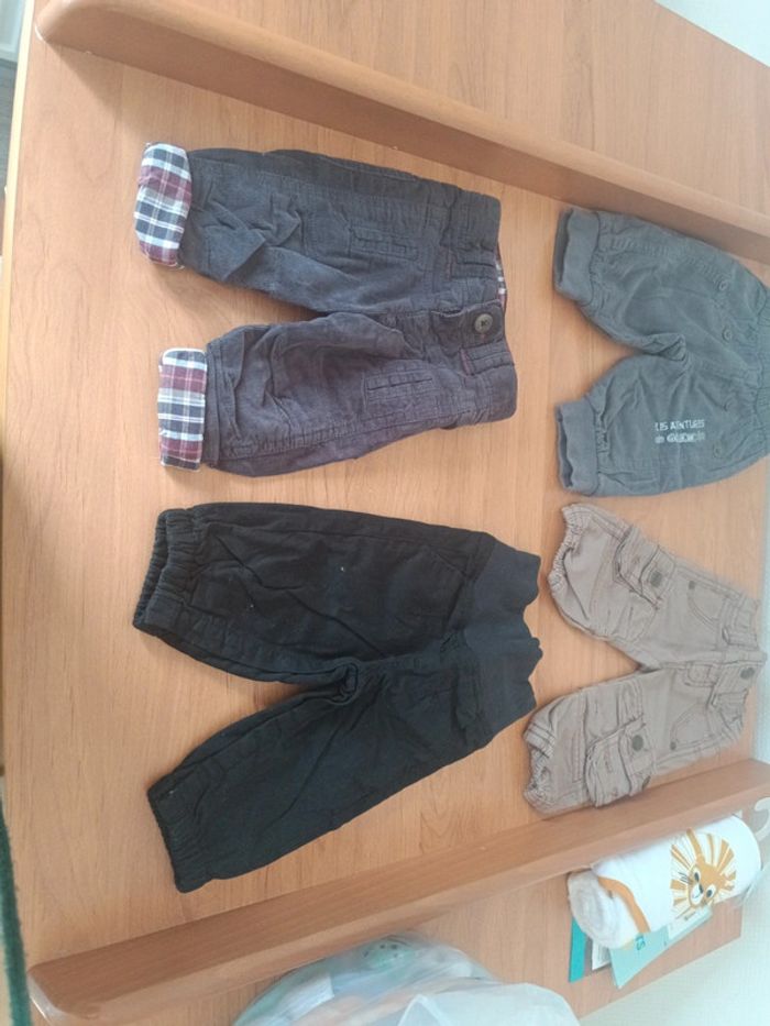 Lot 4 jeans garçon 3 mois - photo numéro 3