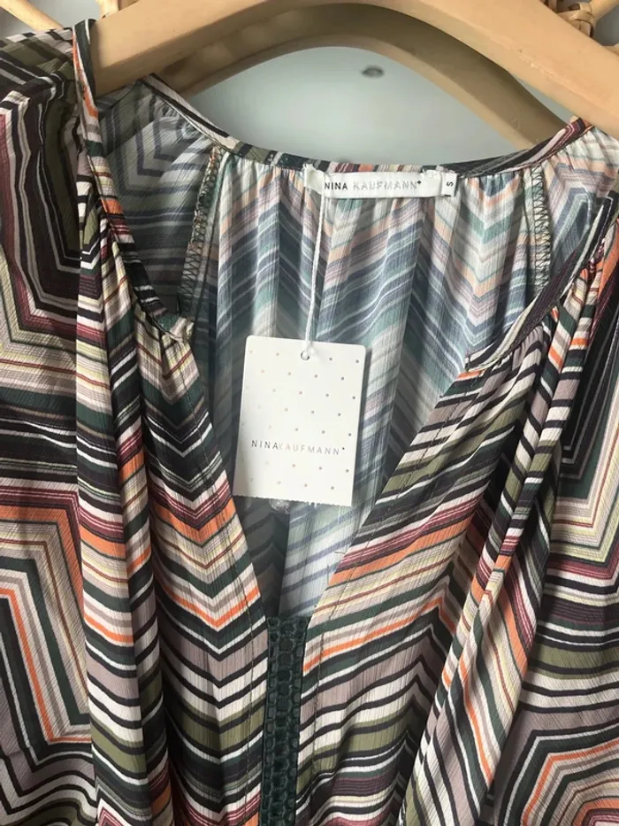 Superbe robe d’été femme Nina Kaufmann taille S neuve avec étiquette - photo numéro 2