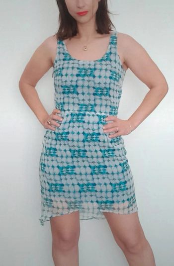 Robe d été féminine asymétrique neuve taille 36