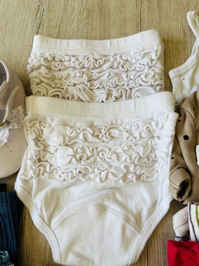 Gros lot de vêtements bébé fille multiple marque - photo numéro 18