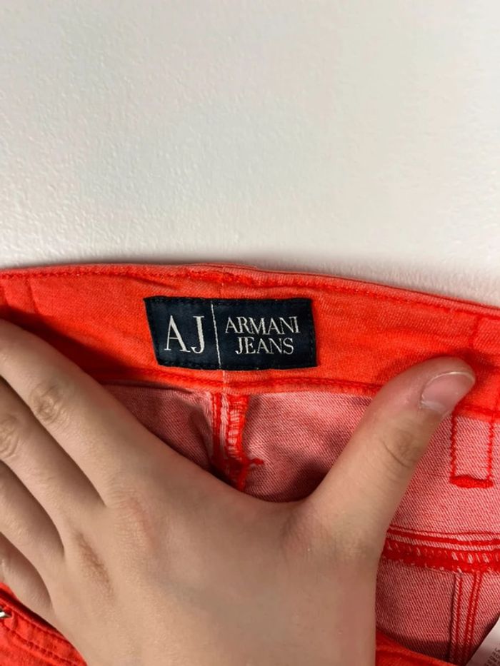 Jean slim orange Armani femme taille 35 (w25) - photo numéro 9