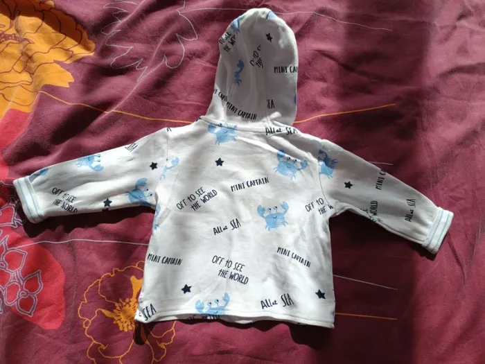 Gilet baby club t68 neuf - photo numéro 3