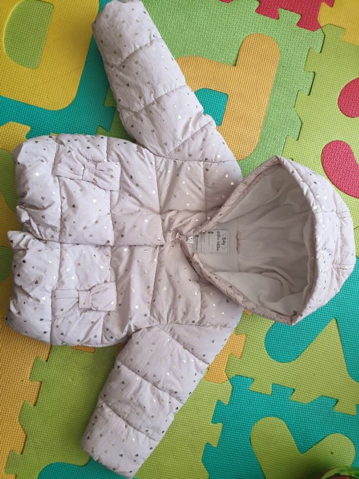 Lot vêtements fille 18 mois fête Noël jour de l'an, robes, blouson, gilets, chaussures Absorba - photo numéro 4