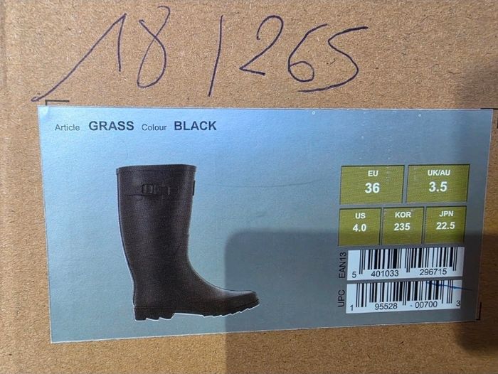 Bottes de Pluie Safety Jogger "Grass" - Taille 36 - Neuf - photo numéro 5