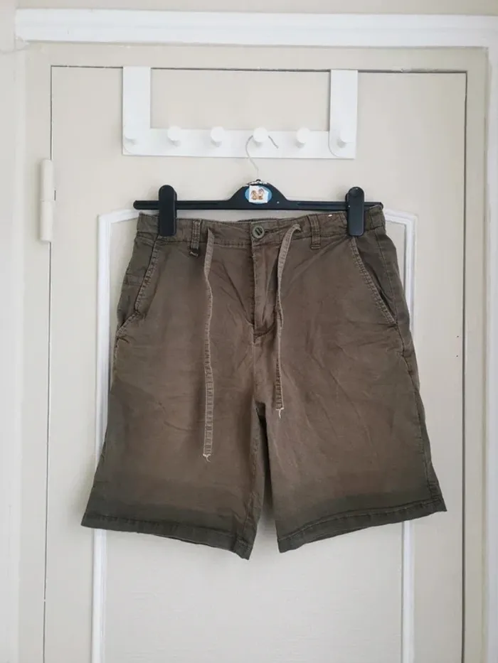 Short chino, couleur Kaki - Homme Taille S
