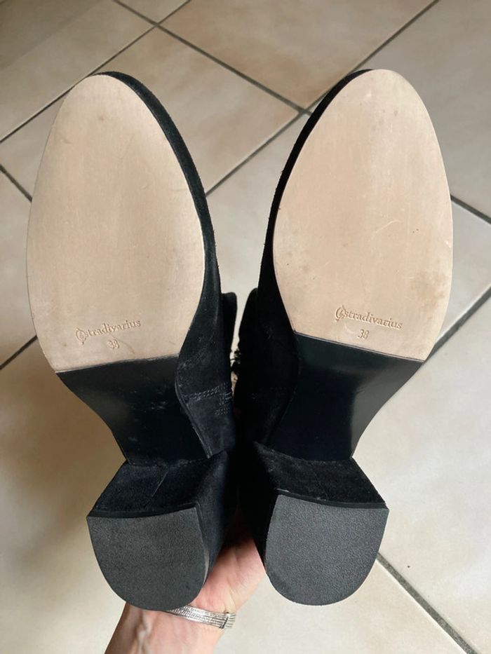 Bottines cuir Stradivarius 38 - photo numéro 6