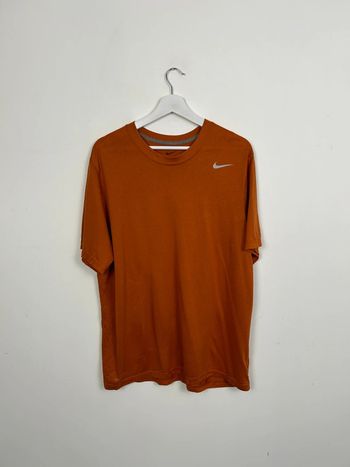 T-shirt Nike Dri-FIT Orange Homme L | Très Bon État | Sportwear Respirant | TN65