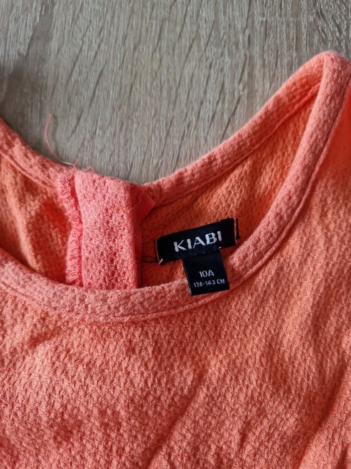 Robe corail kiabi 10 ans - photo numéro 3