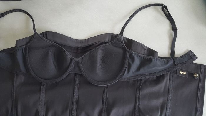 Bustier satiné Mango L - photo numéro 5