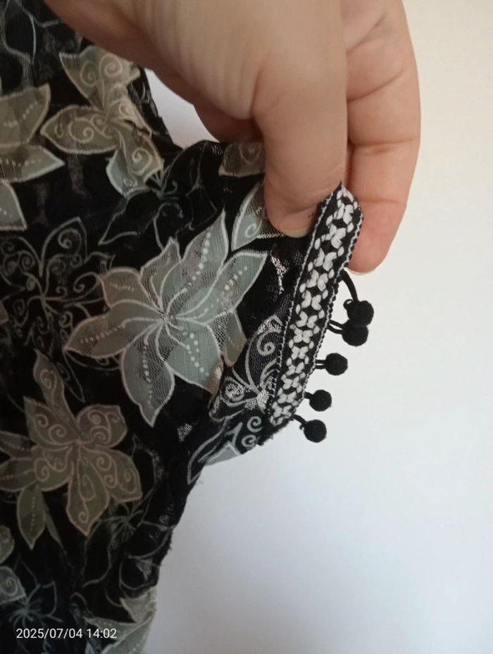 Gilet long a imprimé - photo numéro 4