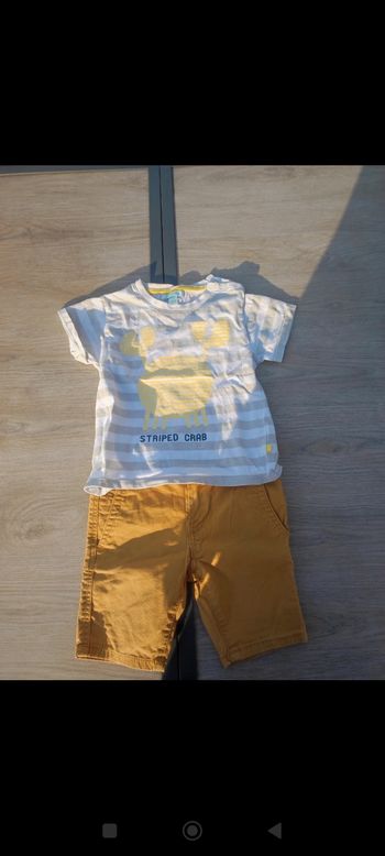 Ensemble été garçon 24 Mois