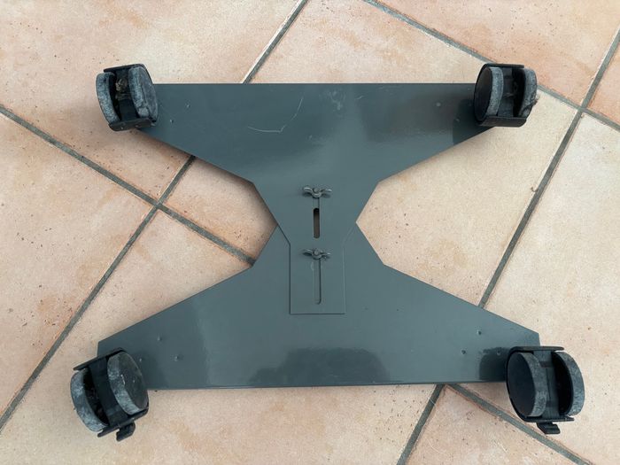 plateau roulant gris - photo numéro 2