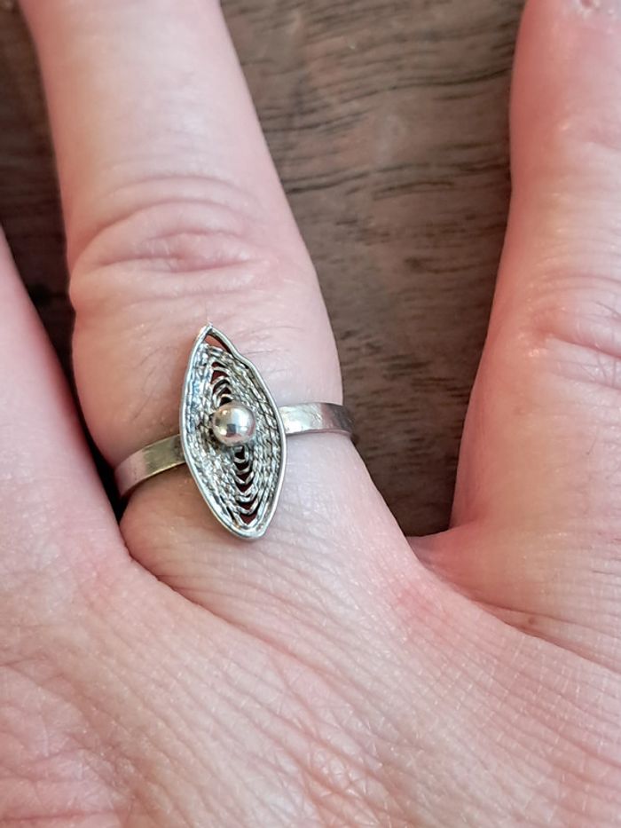Bague filigrane en argent - photo numéro 4