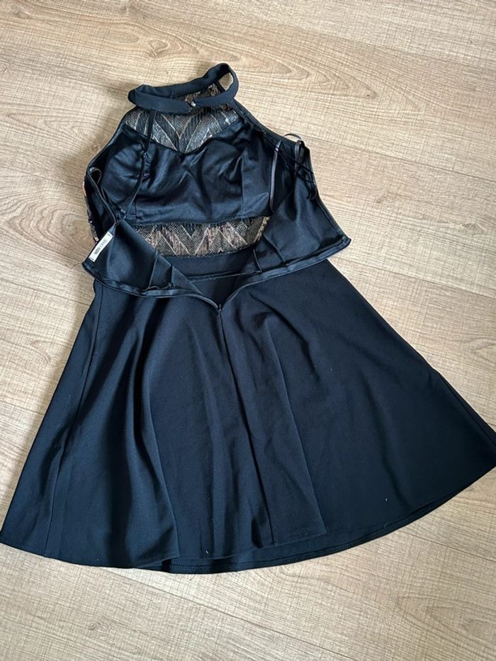 Robe noire avec sequins Miss One taille L jamais portée - photo numéro 13