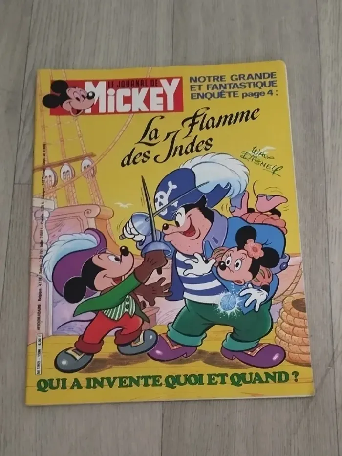 Lot Vintage 7 magazines Journal de Mickey année 1983 L057 - photo numéro 6