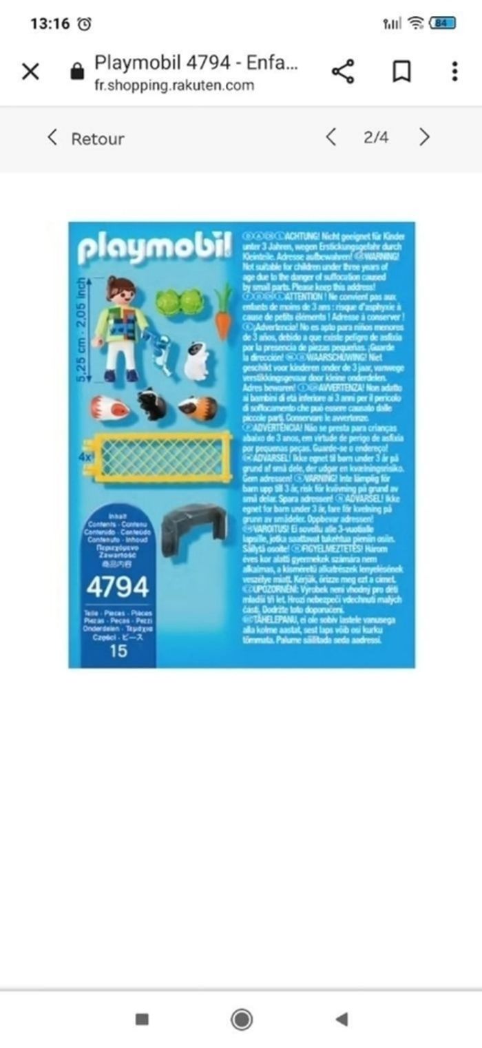 Playmobil spécial plus cochons d'inde - photo numéro 2