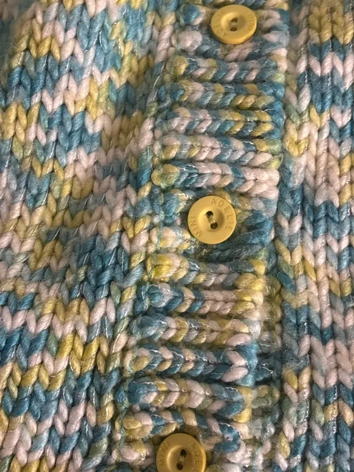 Pull/gilet taille 18mois marque mini adelie - photo numéro 3