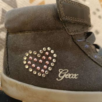 Chaussure Geox Grise et violette