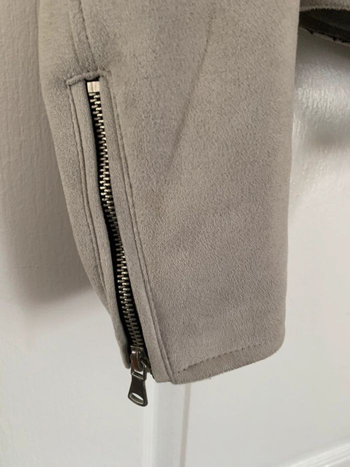 Blazer en daim cache cache T36 - photo numéro 5