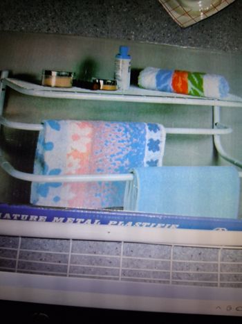 Étagère salle de bain blanc 