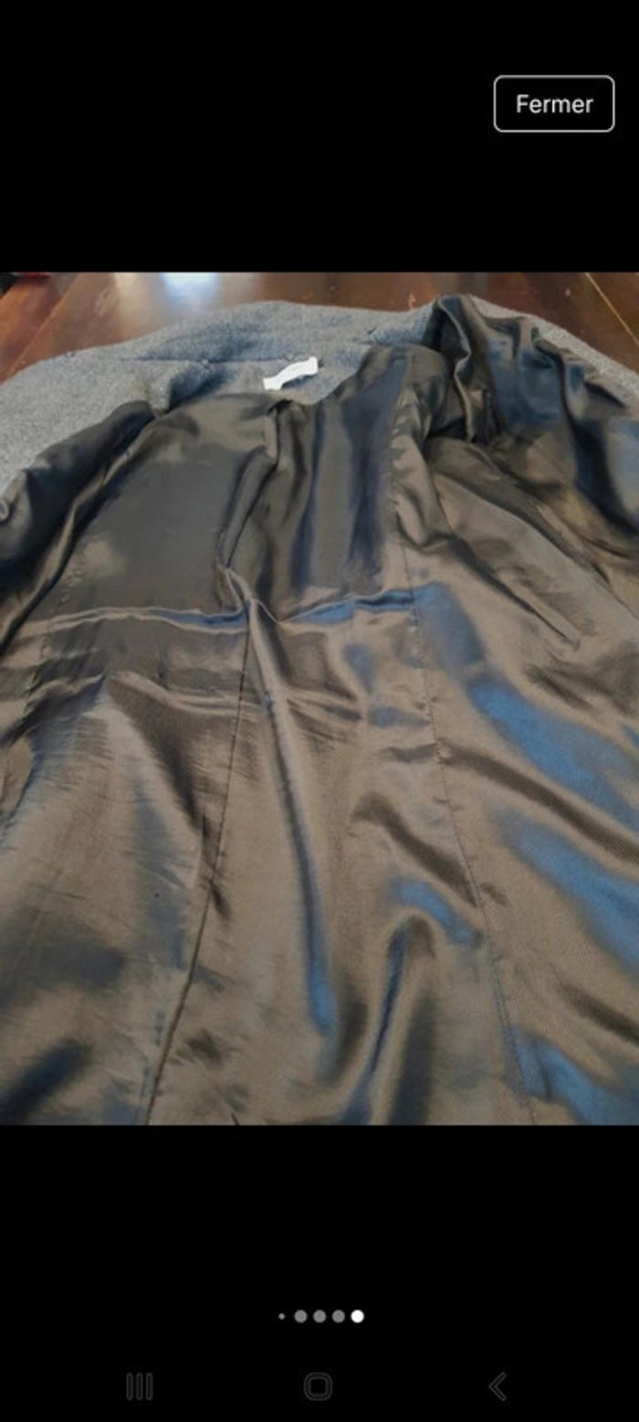 Jolie Manteau gris anthracite Naf Naf taille 36 - photo numéro 20
