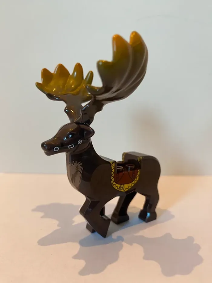 Figurine type lego cerf brun. le seigneur des anneaux/Hobbit