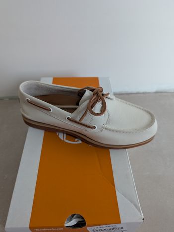 Timberland Classic Boat Shoe / Mocassins - Natural Full Grain - Taille 41