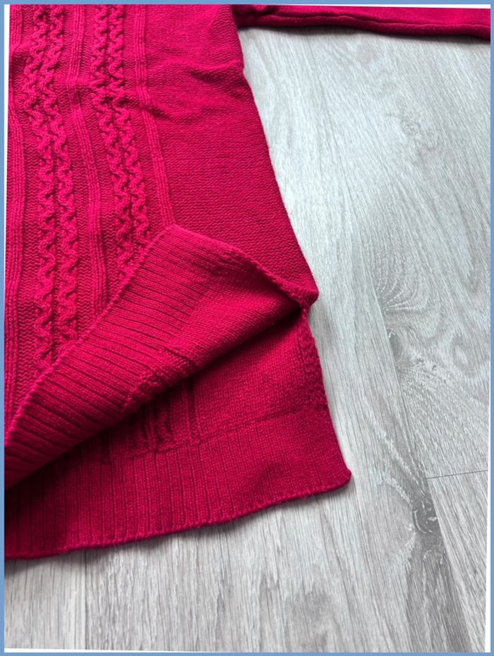 Pull femme torsadé Chaps Rouge Taille L - photo numéro 12