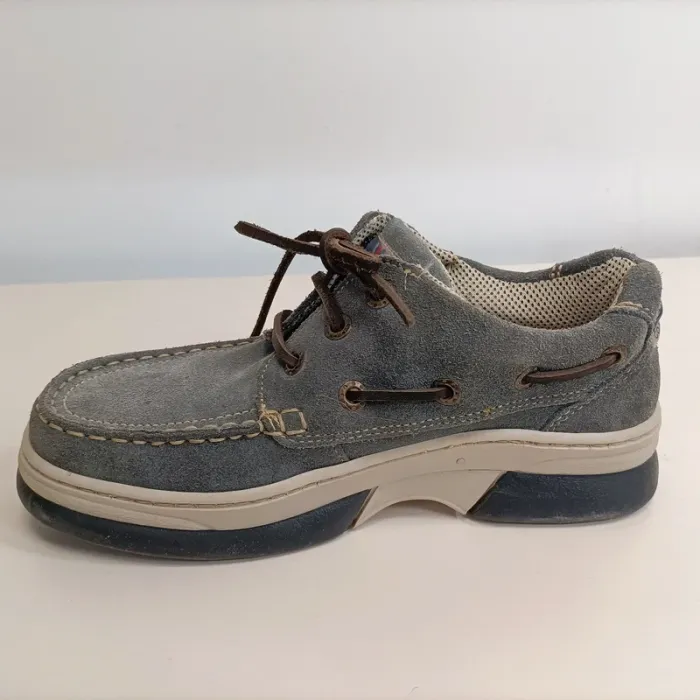 Basket Made in France - Coast Guard - T 39 - gris bleu - chaussure bateau homme printemps été - photo numéro 4